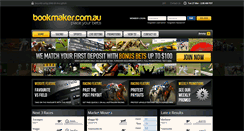 Desktop Screenshot of bookmaker.com.au