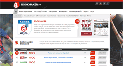 Desktop Screenshot of bookmaker.fr