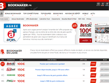 Tablet Screenshot of bookmaker.fr