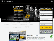 Tablet Screenshot of bookmaker.eu